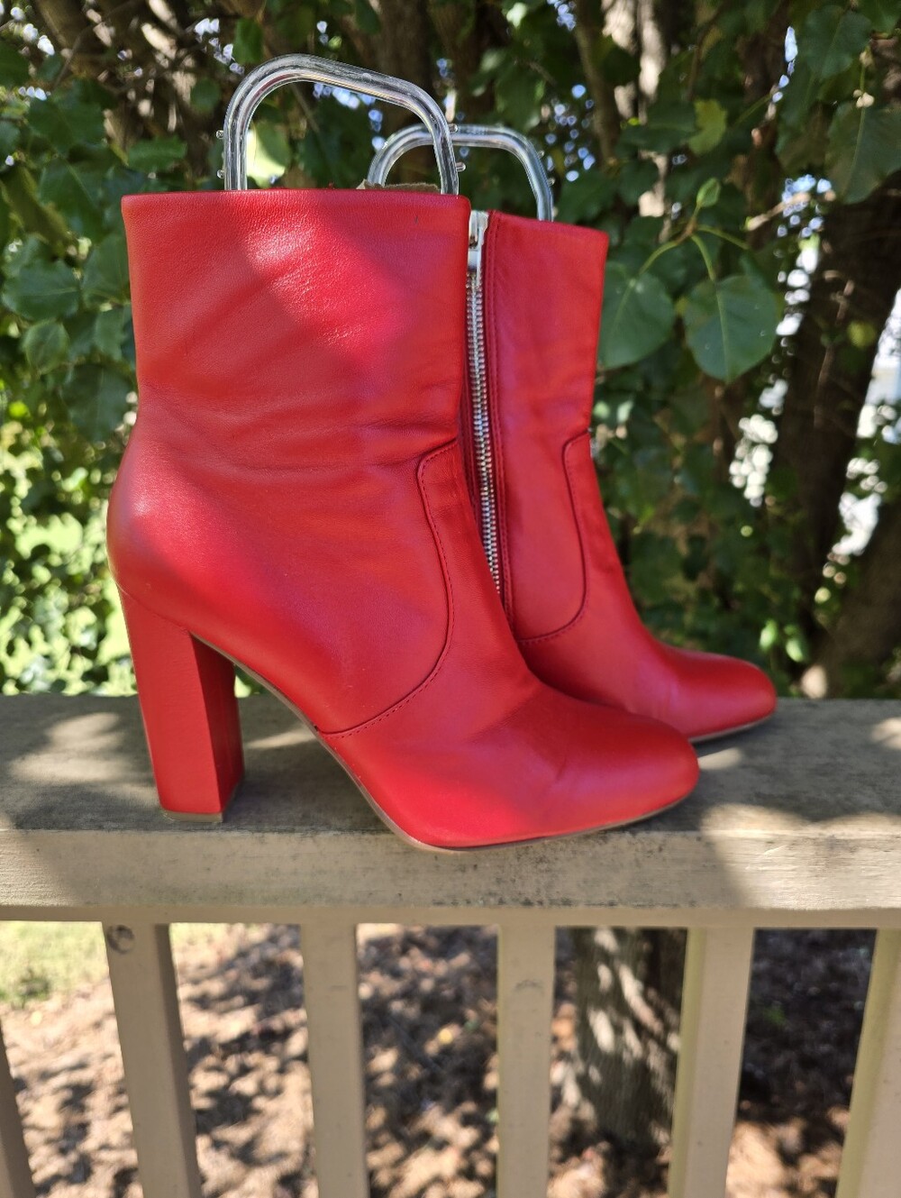 Steve Madden Editor Boot, RedSize 9.5